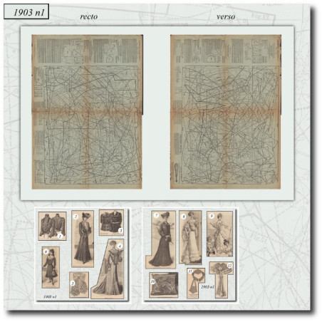 Patrons de couture de 1903 1