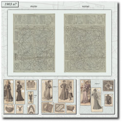 1903 N°7 Sewing patterns A3...