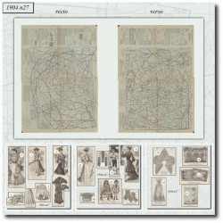 1904 N°27 Sewing patterns...