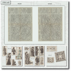 1904 N°40 Sewing patterns...