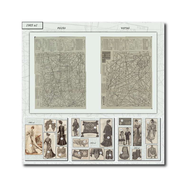 sewing patterns 1905 1