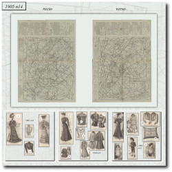 1905 N°14 Sewing patterns...