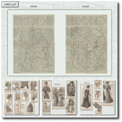 1905 N°25 Sewing patterns...