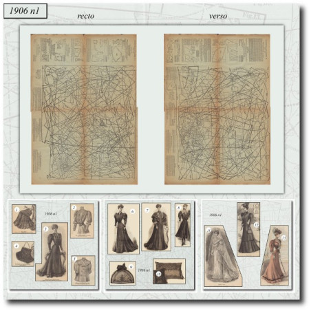 Patrons de couture de 1906 1
