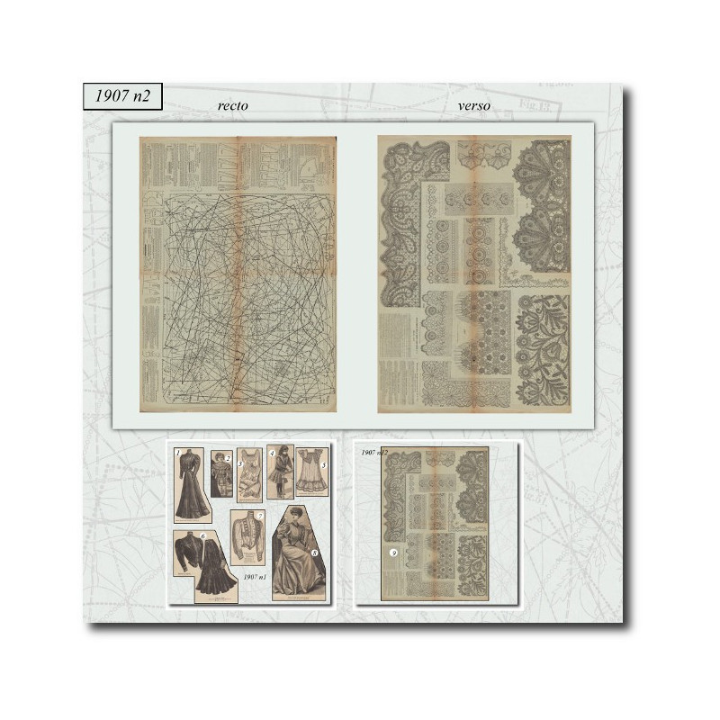 Patrons de couture de 1907 2