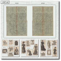 1907 N°6 Patrons A3 La mode...