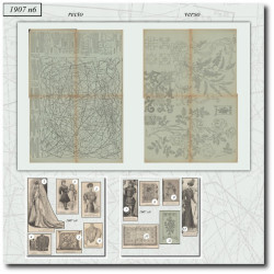 1907 N°9 Patrons A3 La mode...