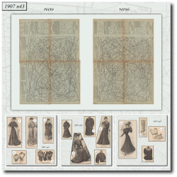 1907 N°43 Sewing patterns...