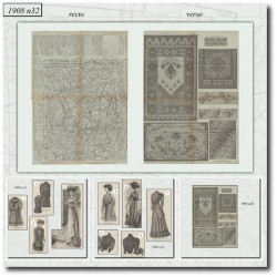 1908 N°32 Sewing patterns...