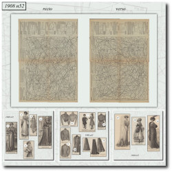 1908 N°52 Sewing patterns...