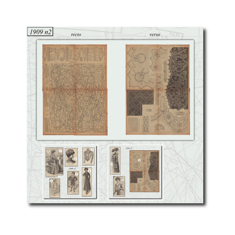 Patrons de couture de 1909 2