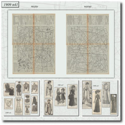 1909 N°41 Sewing patterns...