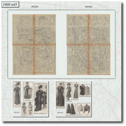 1909 N°45 Sewing patterns...