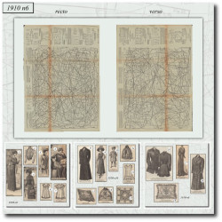 1910 N°6 Patrons A3 La mode...