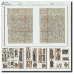 1910 N°41 Sewing patterns...