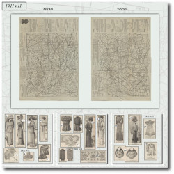 1911 N°11 Sewing patterns...