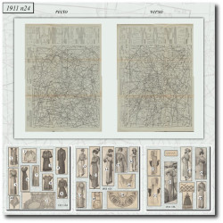 1911 N°24 Sewing patterns...