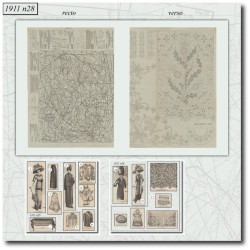 1911 N°28 Sewing patterns...