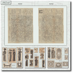 1912 N°3 Patrons A3 La mode...
