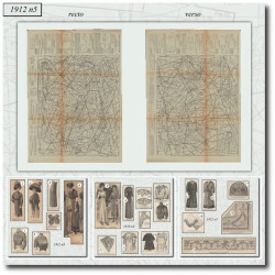 1912 N°5 Patrons A3 La mode...