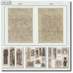 1912 N°10 Sewing patterns...