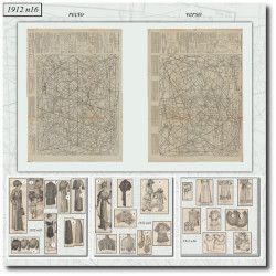 1912 N°16 Sewing patterns...