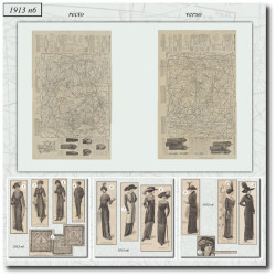 1913 N°6 Patrons A3 La mode...