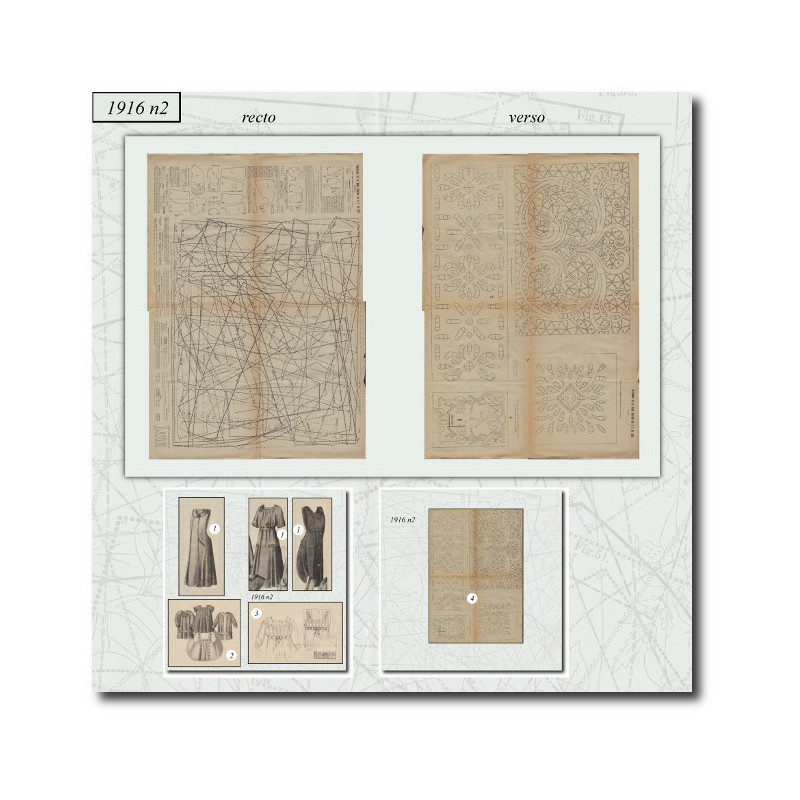 Patrons de couture de 1916 2