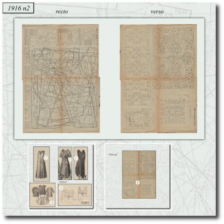 Patrons de couture de 1916 2