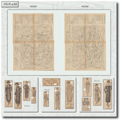 1918 N°36 Sewing patterns...