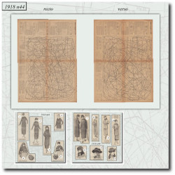 1918 N°44 Sewing patterns...
