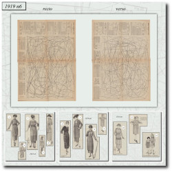1919 N°6 Patrons A3 La mode...