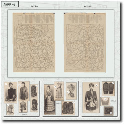 Patrons de couture de 1890 1
