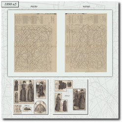 1890 N°5 Patrons A3 La mode...