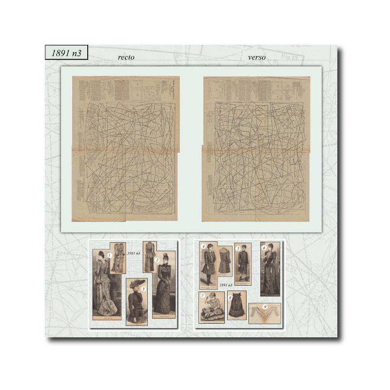 Patrons de couture de 1891 3