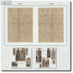 1891 N°5 Patrons A3 La mode...