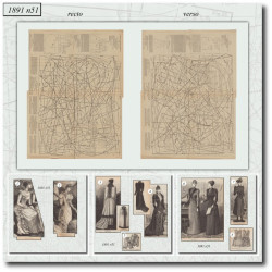 1891 N°51 Sewing patterns...