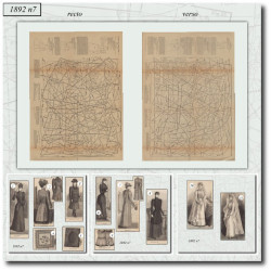 1892 N°7 Patrons A3 La mode...