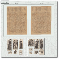 1892 N°49 Sewing patterns...