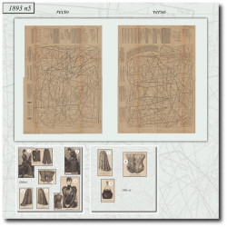 1893 N°5 Sewing patterns A3...