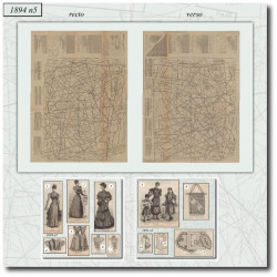 1894 N°5 Patrons A3 La mode...