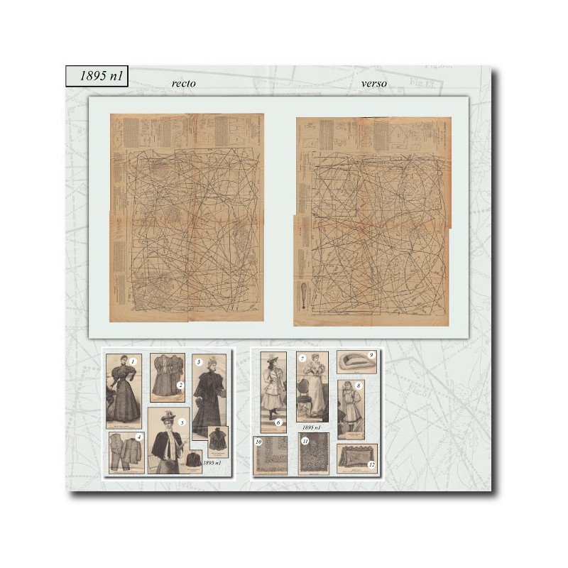 Patrons de couture de 1895 1