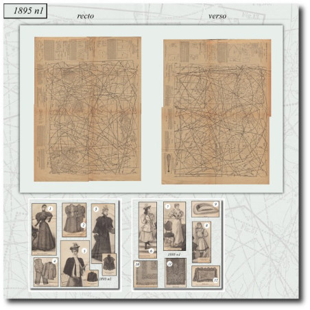 Patrons de couture de 1895 1