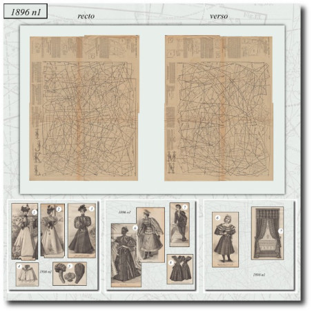 Patrons de couture de 1896 1