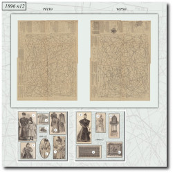1896 N°12 Sewing patterns...