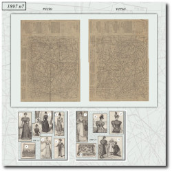 1897 N°10 Sewing patterns...