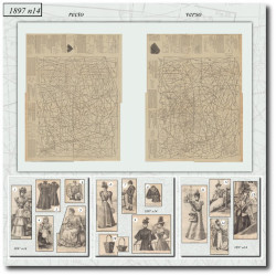 1897 N°14 Sewing patterns...