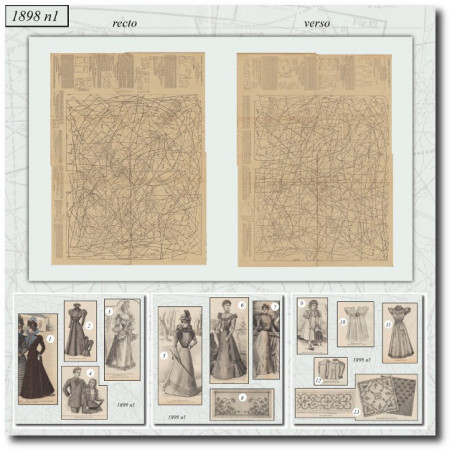 Patrons de couture de 1898 1