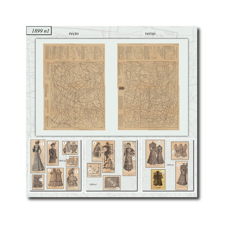 Patrons de couture de 1899 1