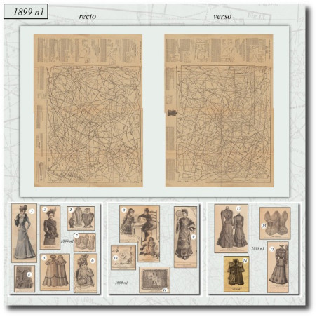 Patrons de couture de 1899 1